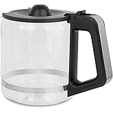 Capresso 4496.01,12-cup Glass Replacement Carafe with lid for #496.01
