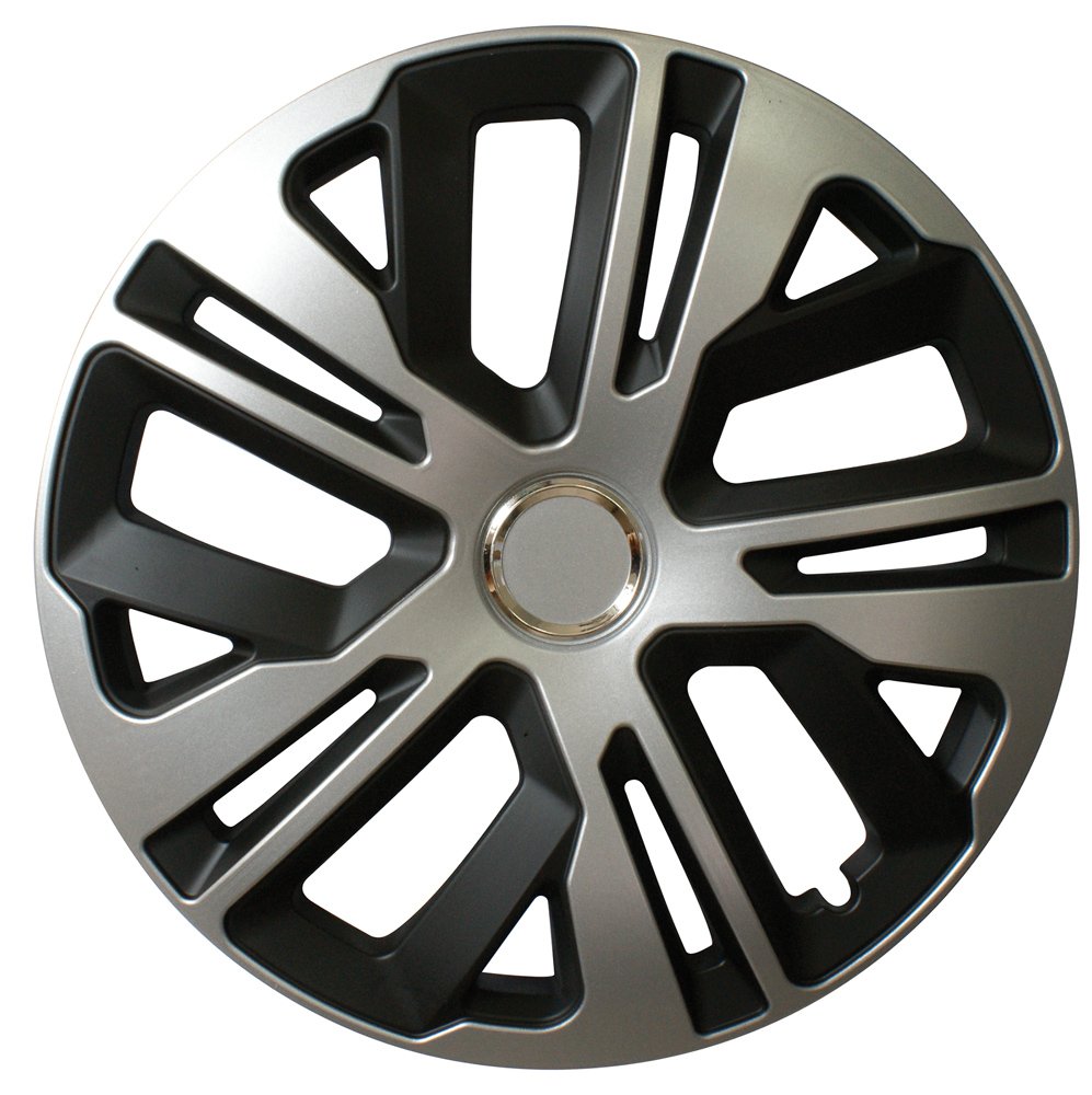 Cora 41446 4 'Alulook Raven Mix' Hub Caps, 16 Inches