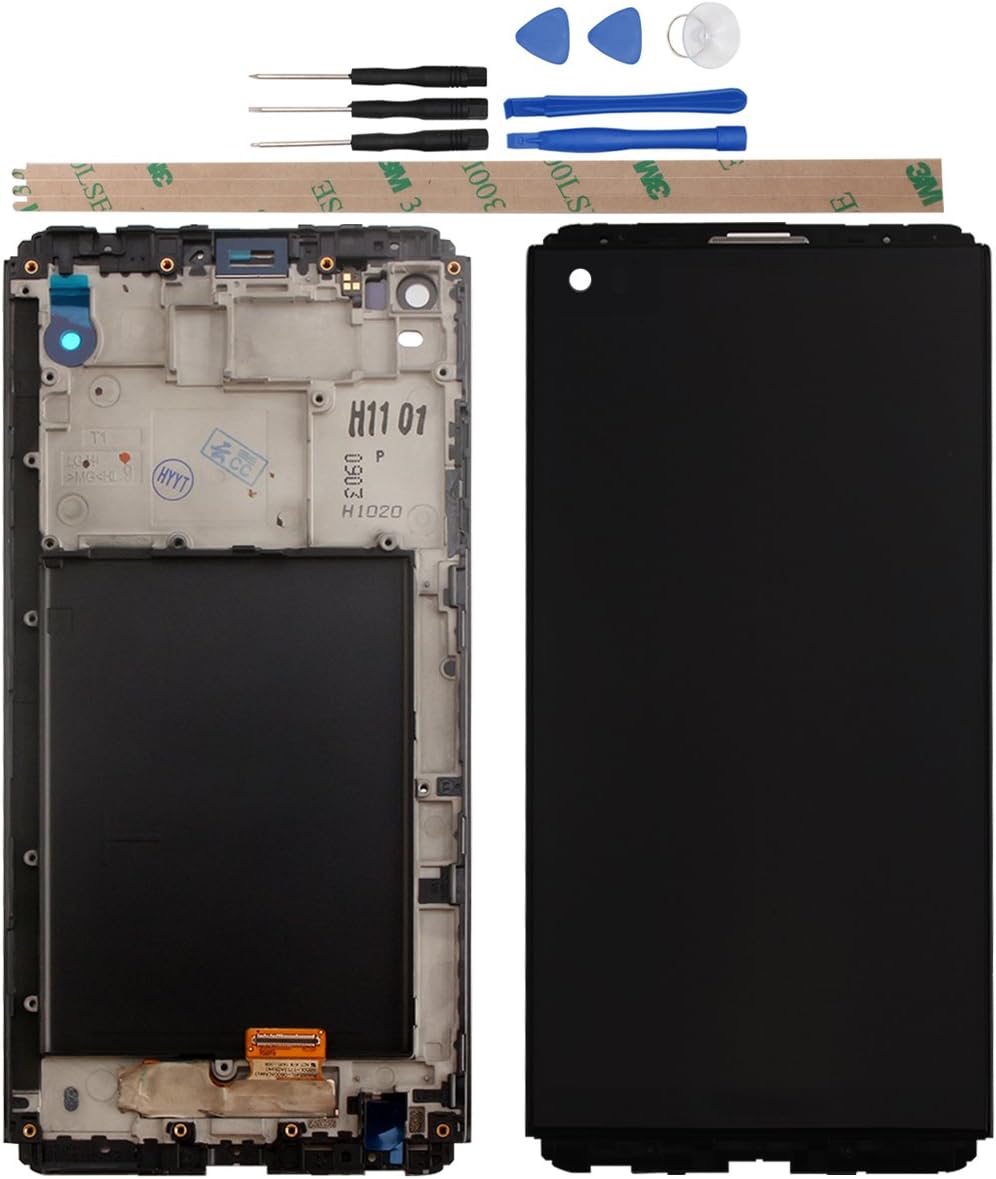 HYYT Replacement For LG V20 H990 F800L H910 H915 LS997 Digitizer LCD Display and Touch Screen Digitizer Glass Replacement with Clapboard Assembly