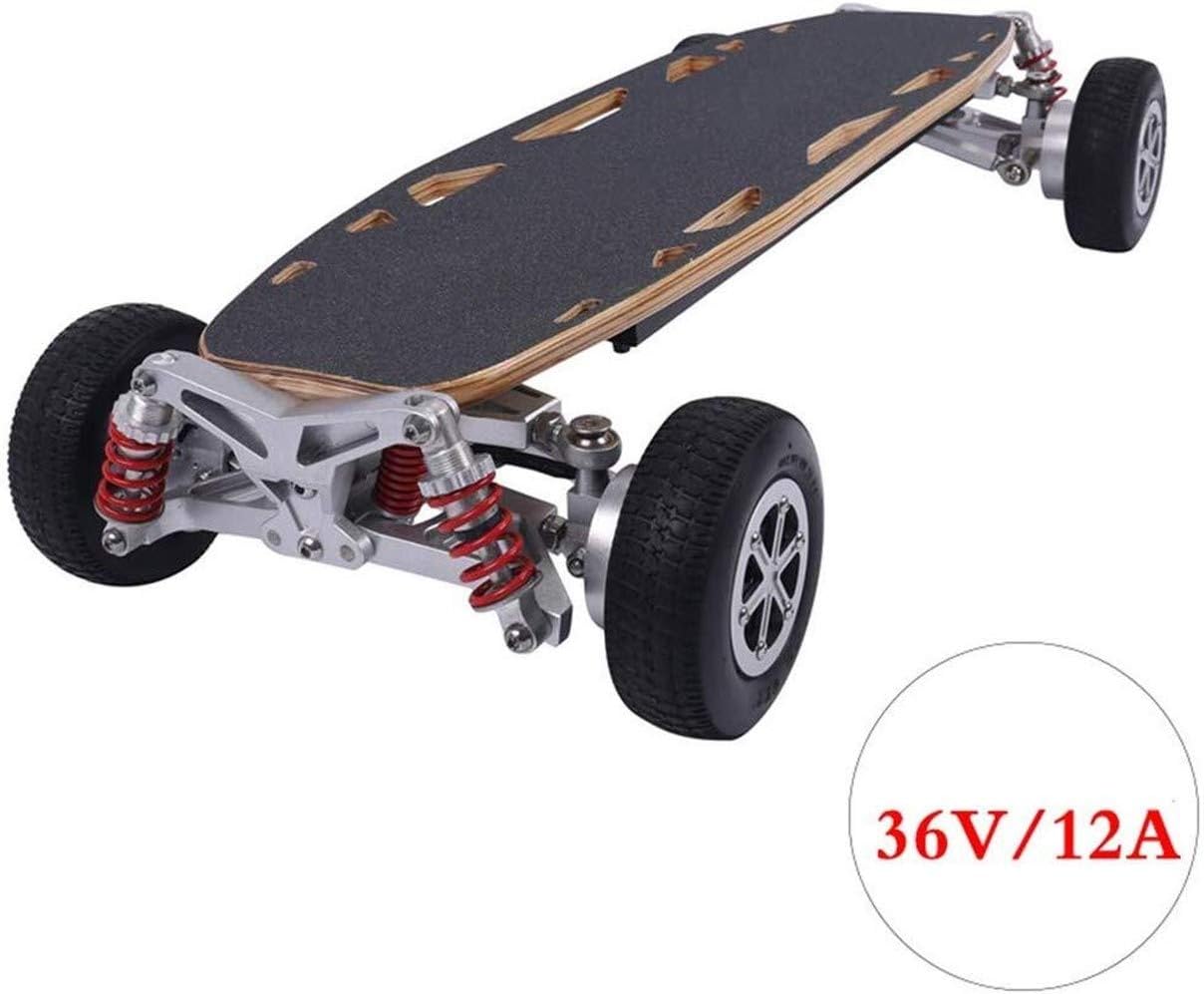 Wuyeti Off-Road Pro Skateboard with Remote Control, Professional Stunt Scooter, Dual engine radio remote control E skateboard, Integrated battery 1100 W engine up to 30 km range, 150 KG maximum load