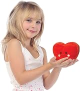 Aurora Palm Pals Amore Heart 5In Eco-Friendly Red Plush Toy view 3