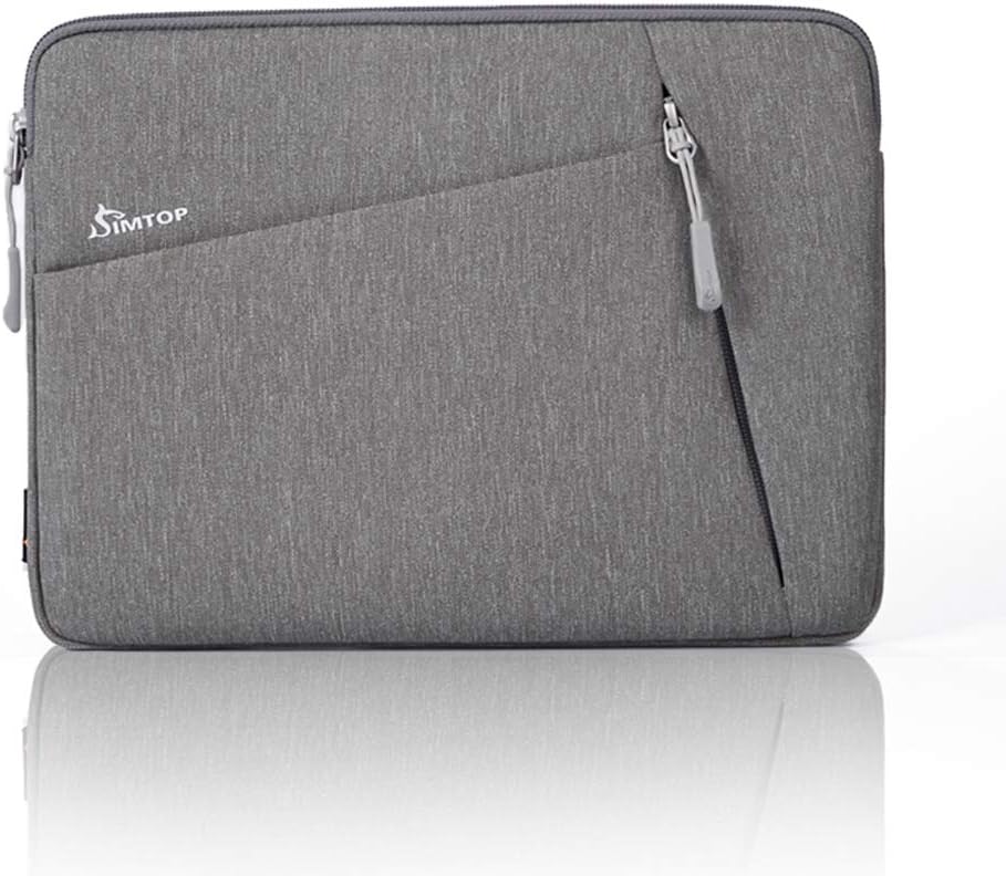 SIMTOP 10.5 Inch Tablet Sleeve Case Compatible with 2019 New 10.2'' iPad 7/10.5'' iPad Air 3/10.5'' iPad Pro / 11'' iPad Pro / 9.7'' iPad / 10'' Surface Go / 10'' Galaxy Tab and More (Grey)