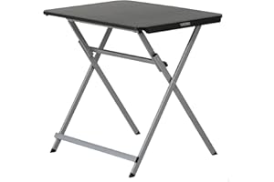 LIFETIME Small Folding Table, Personal TV Tray - Portable - Great for Kids, Camping, Cards, or Laptops - Plastic Black 30 Inch (80623)