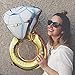 HAIOPS Giant Diamond Ring Balloon 43 Inch and 33 Inch Diamond Ring Foil Helium Balloons for Kids Party and Bridal Shower Party Wedding Decoration