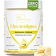 Zero Sugar - Banana Cream Electrolytes Powder - Refreshing Hydration - Caffeine Free Energy with All Natural Ingredients - Vegan Keto & Paleo - Sugar Free Electrolytes Powder Drink Mix - 150 Servings