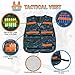 Tactical Vest Kit for Nerf N-Strike Elite Series - GLOW in the DARK ULTRA VALUE PACK! - 100 Bullets - CAMO Vest - Targets - Magazines - Bandana - Gun Holster
