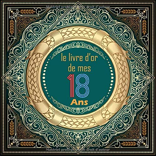 Le Livre D Or De Mes 18 Livre A Personnaliser Pour Anniversaire Cadeau D Anniversaire 18 Ans Carnet De Notes 100 Pages Lignees Homme Femme Art Orne D Or French Edition Carnetpro Le Livre D Or De Mes 18 Livre A Personnaliser Pour Anniversaire Cadeau D Anniversaire 18 Ans Carnet De Notes 100 Pages Lignees Homme Femme Art Orne D Or French Edition Carnetpro