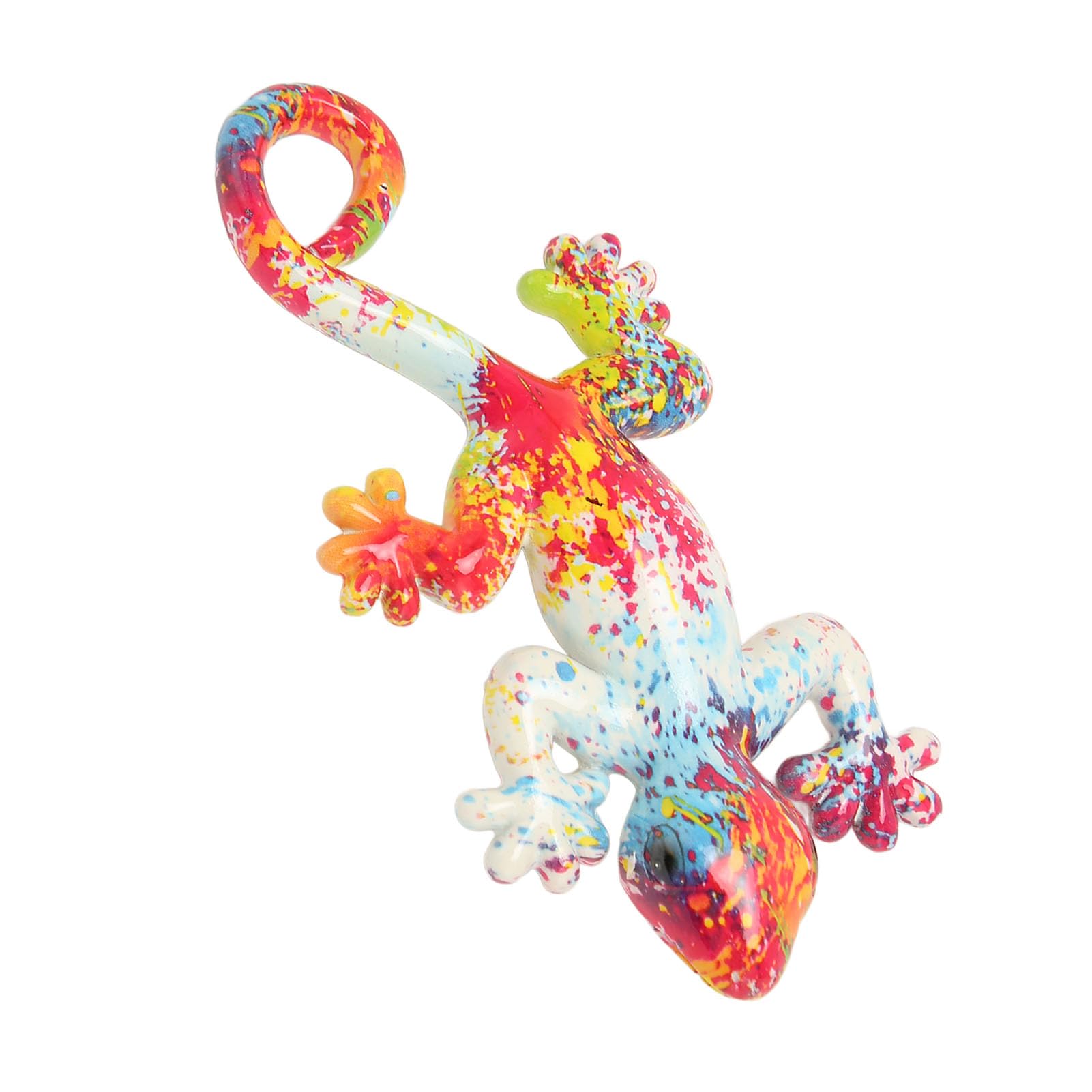 ZJchao MEXICAN LIZARD WALL ART SCULPTURE | Resin Gecko Statues for Outdoor Garden Decor (LM9003-3)