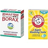 Mule Team Liquid Borax and Arm & Hammer Super Washing Soda, Variety Pack, Unscented 