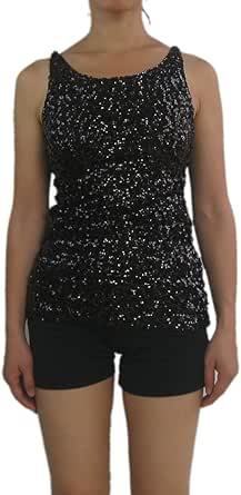 ladies white sequin top