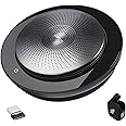 Jabra Speaker 710 Speakerphone - Speak Wireless Bluetooth Speaker UC Bundle, 7710-309, Wall Charger, USB Dongle - Computer, Mac Compatible w/Zoom, Skype, Webex, Meet, Smartphones, Tablets