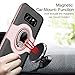 Dairnim Note 8 Case, Galaxy Note 8 Case, Ring Stand Dual Layer TPU Bumper Anti-Scratch Shockproof Support Magnetic Car Mount Holder Thin Soft Case for Samsung Galaxy Note 8, Rose Gold