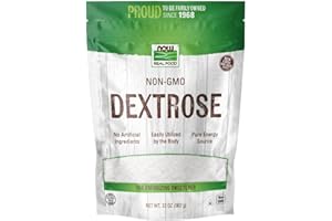NOW Foods, Dextrose, Pure and Natural Sweetener, Easily Utilized by the Body, Energy Source, 32-Ounce (Packaging May Vary)