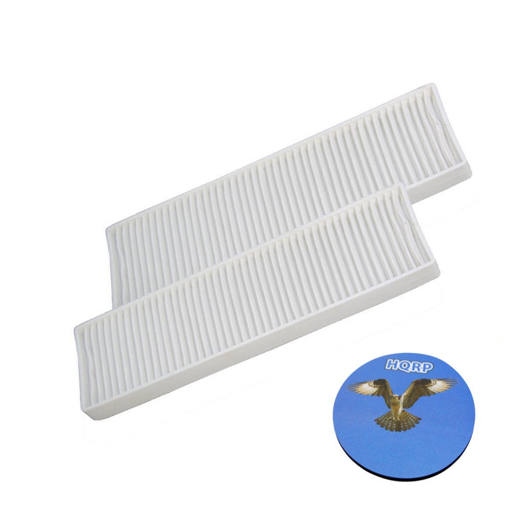 Hqrp 2 Pack Washable Post Motor Filters For Bissell 61c5w Total