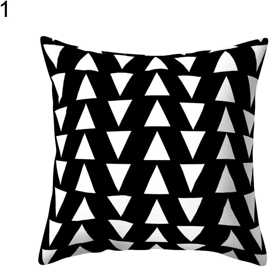 sudalv1971 Simple Geometric Pattern Skin Throw Cover Pillow Cushion Square Case 1#