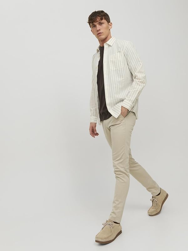 Pantalon Chino Slim Fit Grise 27/32