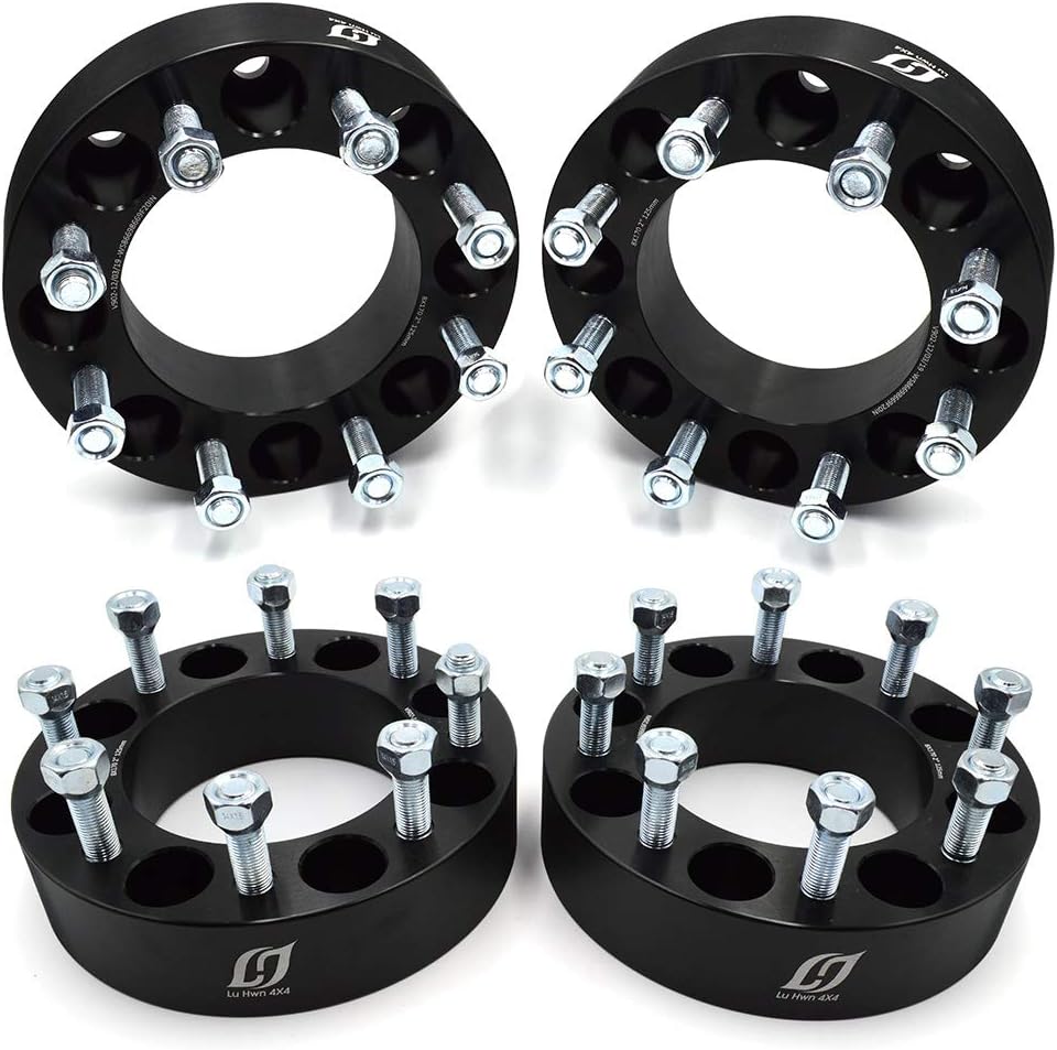 8x6.5 Wheel Spacers 2 inch with 9/16-18 Studs Compatible with 94-10 Dodge Ram 2500 3500, Pack of 4