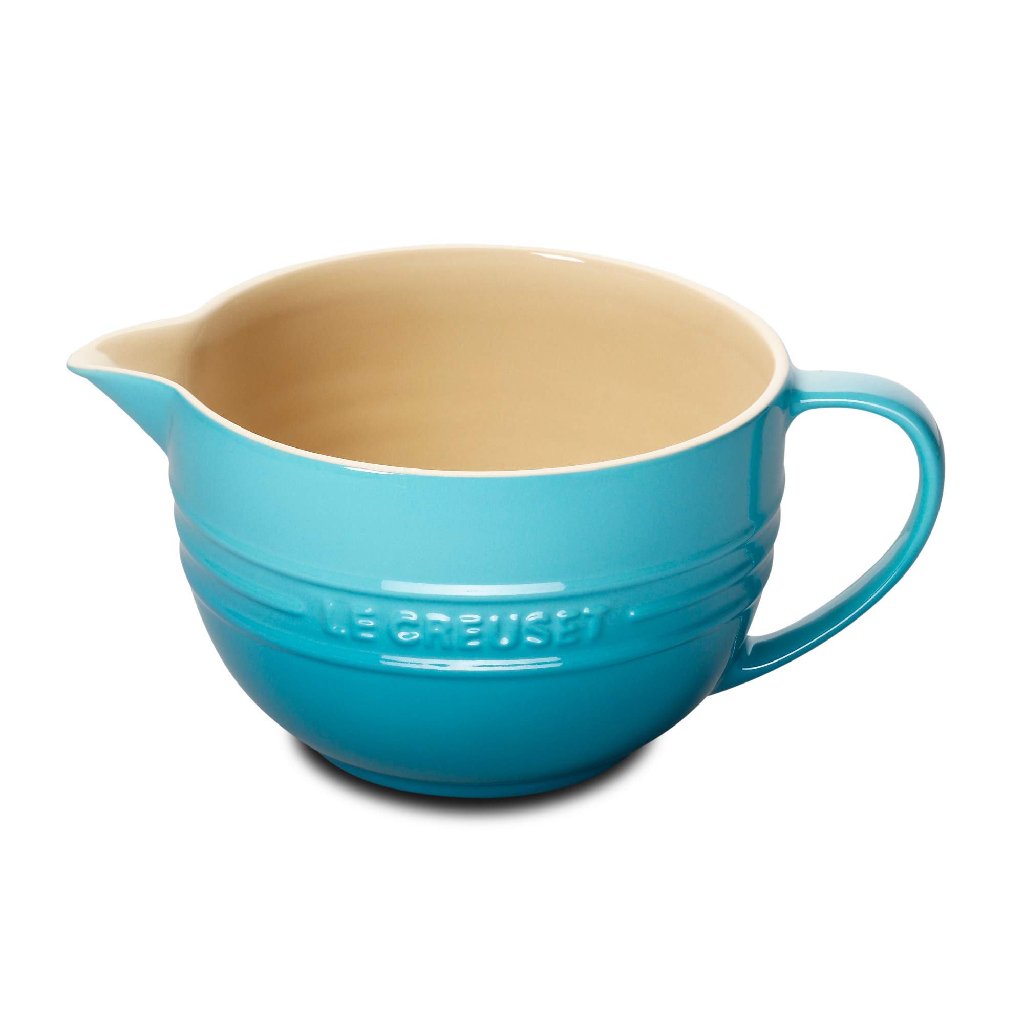 LE CREUSET Stoneware Mixing Jug, Teal, 2 Litre