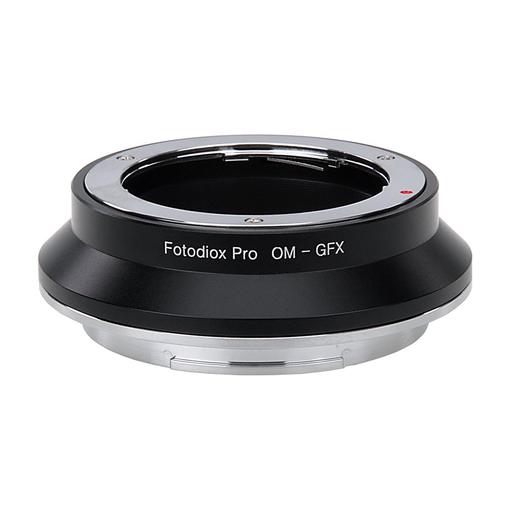 Fotodiox Pro Lens Mount Adapter, Olympus Zuiko (OM) 35mm SLR Lens to Fujifilm G-Mount GFX Mirrorless Digital Camera Systems (such as GFX 50S and more)