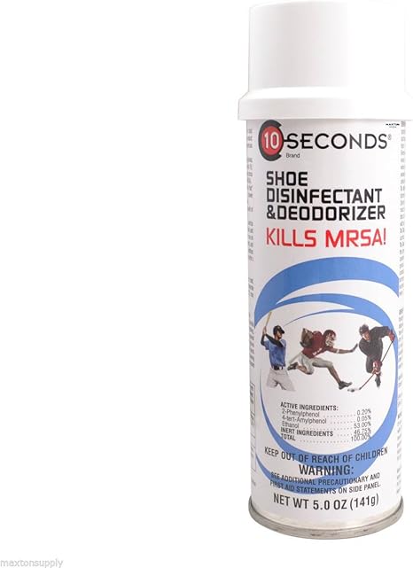 10 seconds shoe disinfectant and deodorizer
