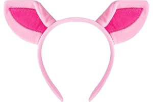 Jmkcoz Plush Animal Ears and Horns Headband Animal Cosplay Costume Headwear for Halloween Christmas Carnival Theme Party