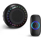 Irrespek Wireless Doorbell Classroom Doorbell for Teachers | Waterproof Door Bell Button 1000Ft Range 130dB Adjustable Volume 48 Chimes for Home Classroom Office Kids Room