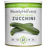 Ready Harvest Freeze Dried Food - Zucchini | Emergency Vegetables | Canned Alternative | #10 Can | 25-Year Shelf Life | Cans Filled to the Top