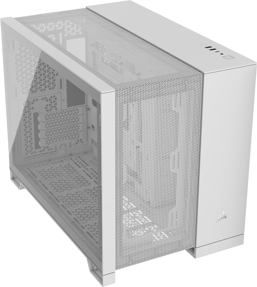 Corsair 2500D Airflow Small-Tower mATX Case Tempered Glass White