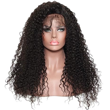 Wig Black Long Curly Hair Perm Women Synthetic Natural Fluffy Heat