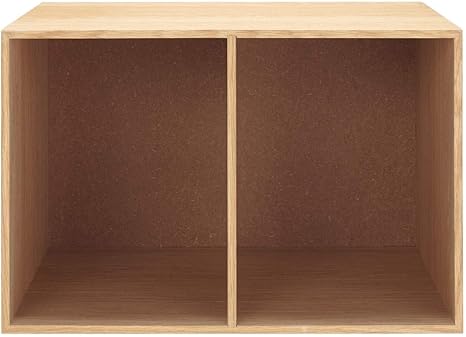 Amazon Co Jp 無印良品 木製収納ケース オープン ワイド オーク材 幅52 奥行37 高さ34 5cm ホーム キッチン