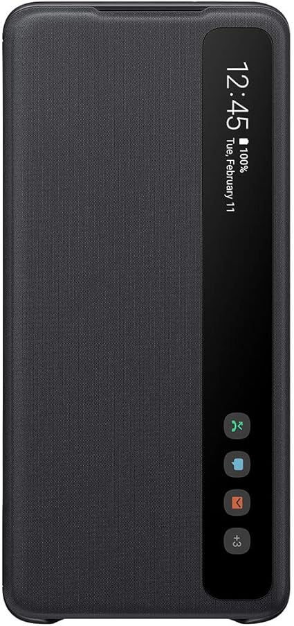 Amazon Co Jp Samsung Genuine Galaxy S Plus 5g Smart Clear View Cover Clear View Cover Black Black Parallel Import Electronics Cameras