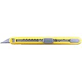 NT Cutter ABS Grip 30-Degree Multi-Blade Cartridge Knife (A-553P),Yellow