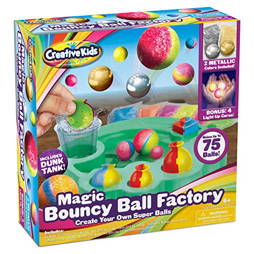 Make Your Own DIY Bouncy Ball Craft Kit for Kids Create Your Own Metallic & Lightup Crystal