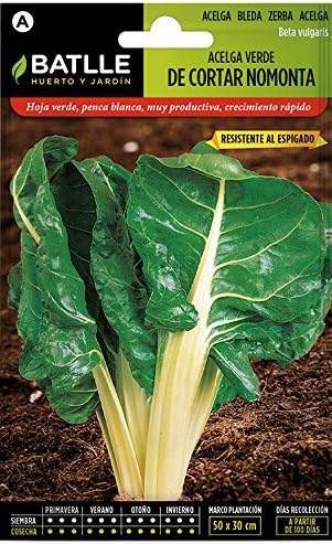 Semillas Hortícolas - Acelga verde de cortar sel. Nomonta - Batlle ...