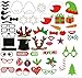 YGDZ Photo Booth Props DIY Kit for Christmas Photobooth Dress-up Accessories & Party Favors, Costumes with Mustache on a stick,68PC