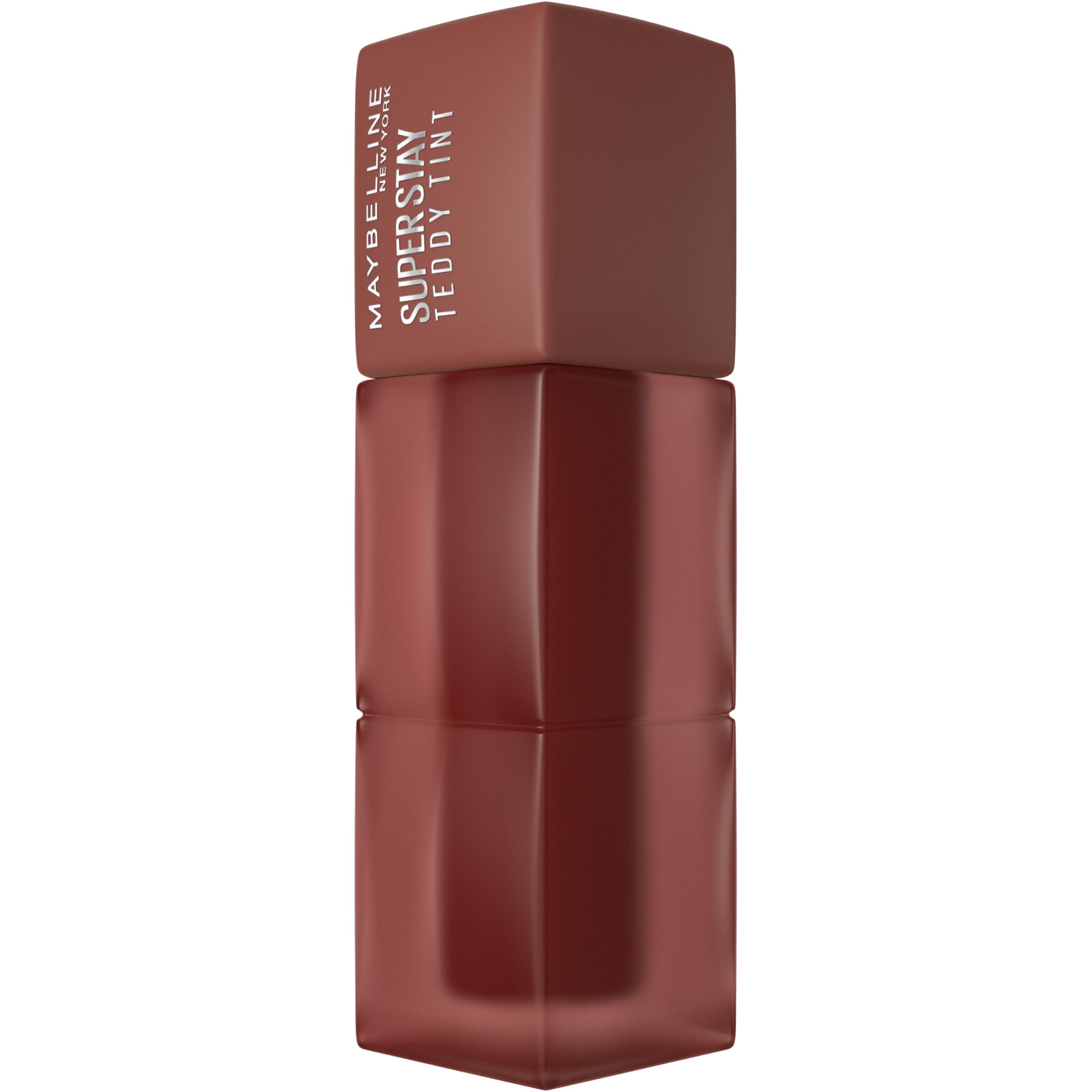 Maybelline Lip Tint & Lip Stain, Super Stay Teddy Tint, Long Lasting Lipstick, Matte Lip Gloss, 12H No-Transfer Lip Oil, Hydrating Lip Plumping Effect, Shade: Mascara Tear