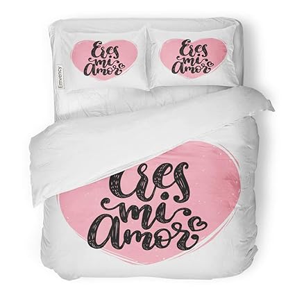 Amazon Com Emvency Bedding Duvet Cover Set Eres Mi Amor