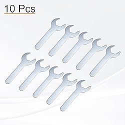 HARFINGTON 10pcs Small Wrench 24x120x2.3mm Metric