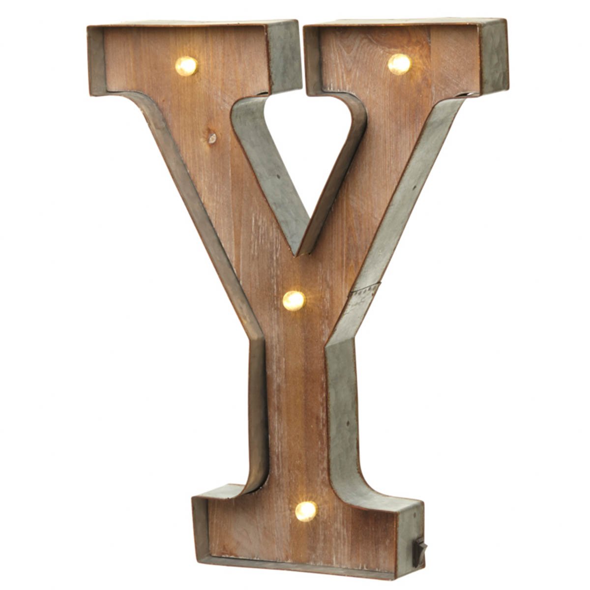 Heaven Sends Vintage Illuminated Carnival Lights - A-Z - Choice of Alphabet Letters (Letter Y)