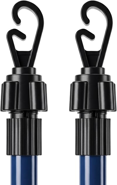 Vivo Technologies 2.4M Telescopic Washing Line Prop Pole - Set of 2
