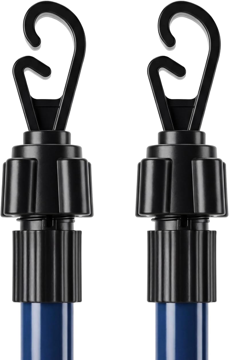 Vivo Technologies 2.4M Telescopic Washing Line Prop Pole - Set of 2