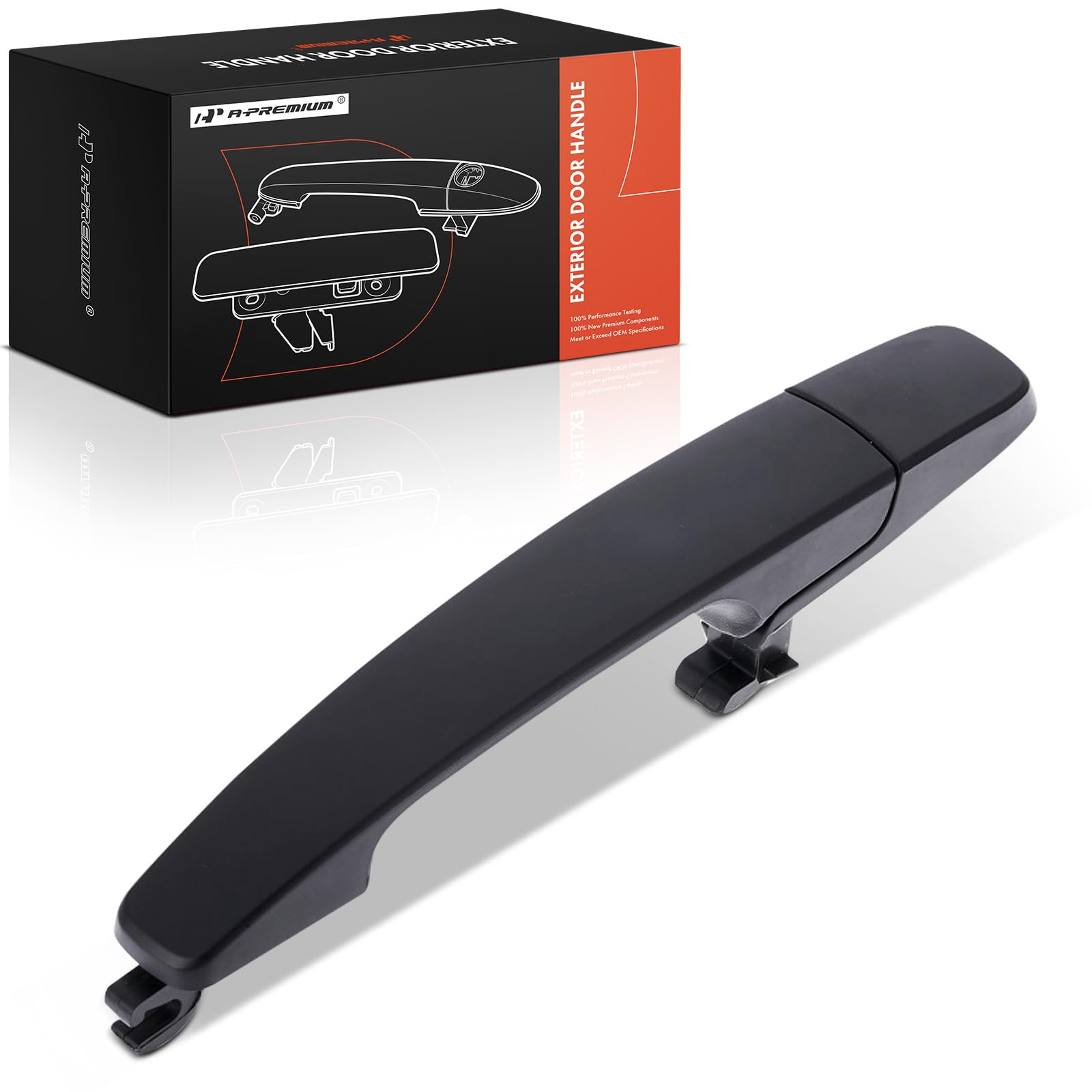 Photo 1 of A-Premium Front Right or Rear Left or Rear Right Exterior Door Handle Compatible with Ford Focus 2008 2009 2010 2011, Smooth Black, Replace# 8S4Z5422088BA