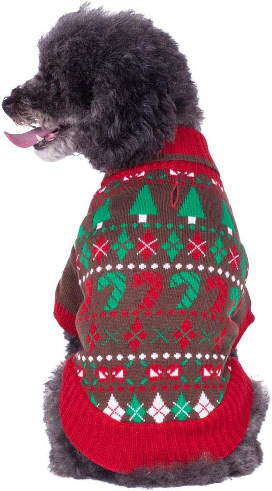 matching christmas sweaters for dog and owner