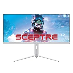 Sceptre IPS 34" White UltraWide Monitor 3440 x