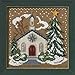 Country Church Beaded Counted Cross Stitch Kit Mill Hill 2006 Buttons Beads Winter MH146302