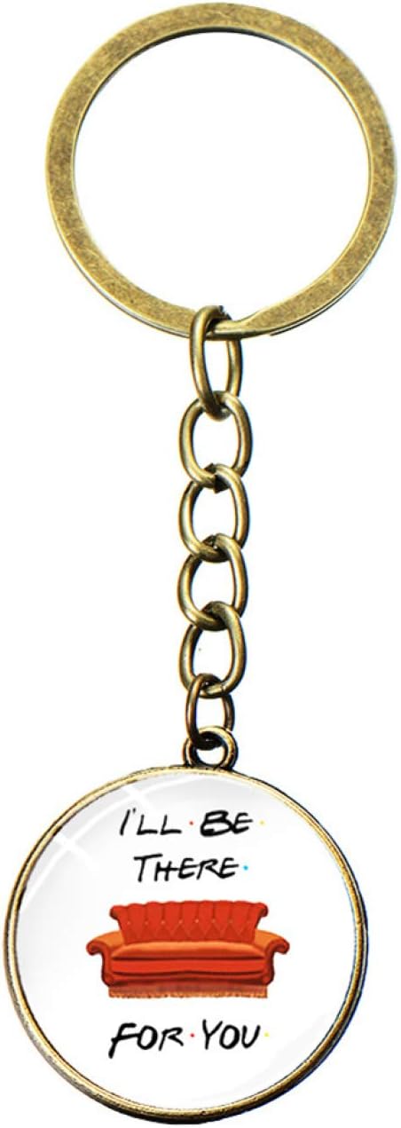 Noah interesting 1Pc Friends Tv Show 25Th Anniversary Jewelry I will Be There For You Keyring Keychain For Good Friend Gift(None 15)
