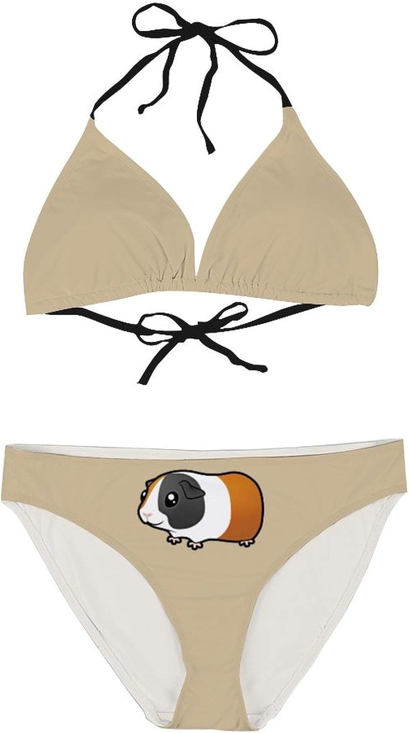 Simple Guinea Pig Women's Sexy Swimsuit Two Pieces Bathing