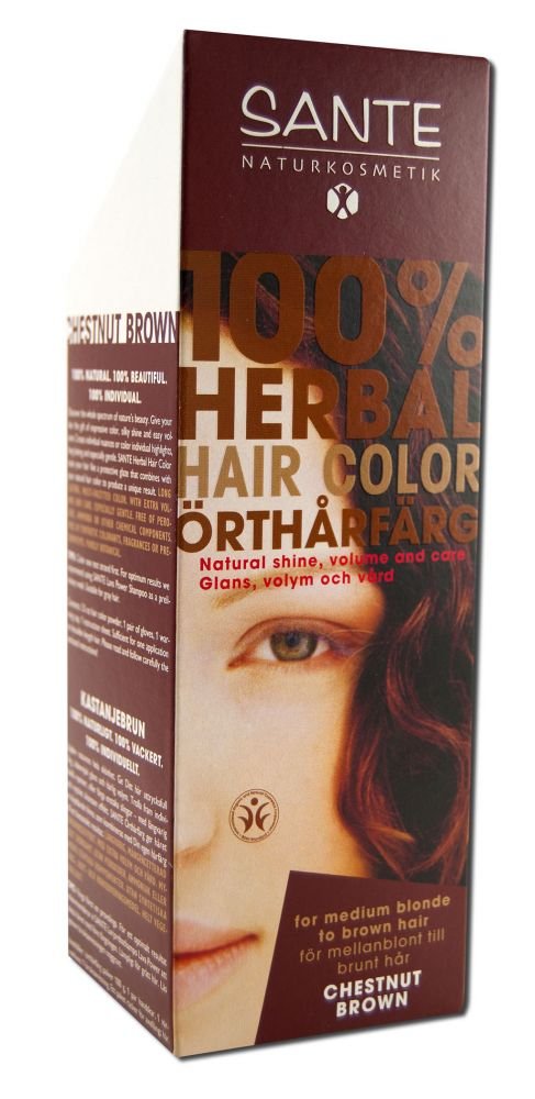 Sante - 100% Herbal Hair Color Chestnut Brown - 3.5 oz.