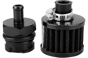 FYDUN Valve Cover Oil Cap, For LSX LS1 LS6 LS2 LS3 LS7 Billet Aluminum Valve Cover Oil Cap with Breather, Black