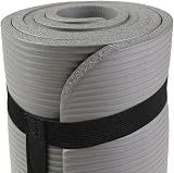 Fashion Thirsty NORTHERN Yoga Mat 10mm Thick Non Slip Large 80cm Carry Strap view 3